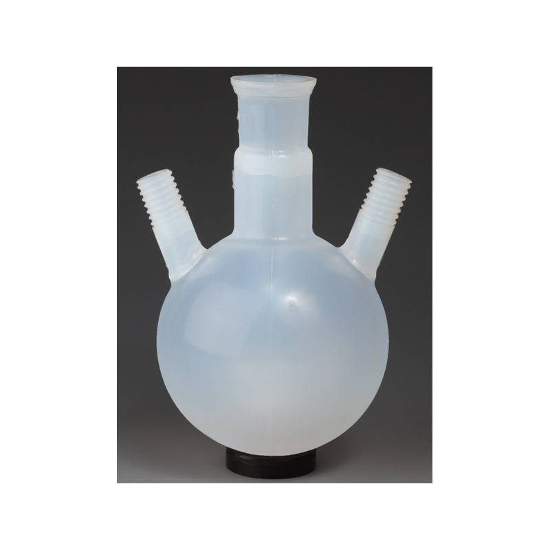 Round bottom flask with three necks 100 PFA SJ29/32 2 side