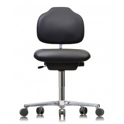 Krzesło na kółkach WS1320 KL GMP Classic siedzisko/oparcie ze