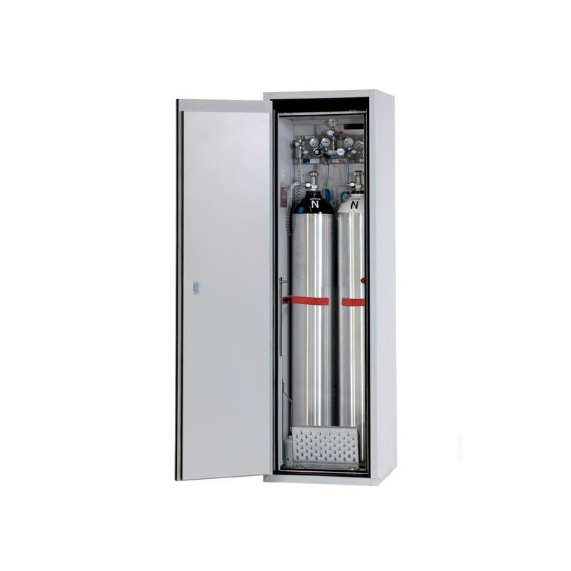 Gas cylinder cabinet G90.205.60-2F for two 50-litre-bottles