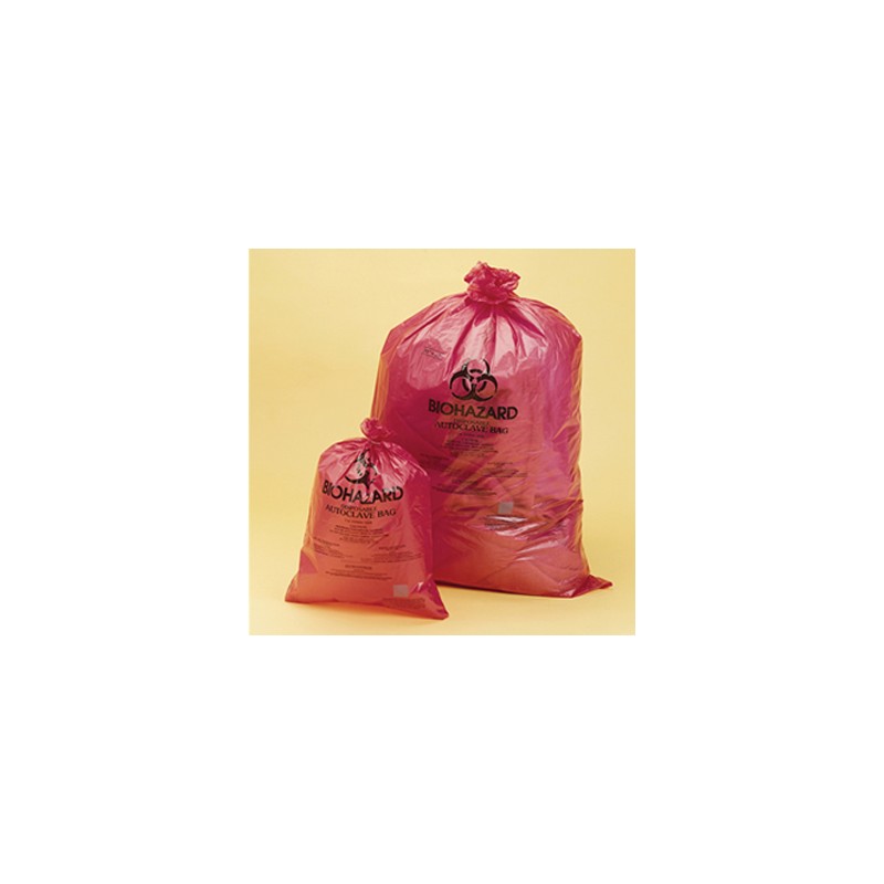 Disposable bag Biohazard PP 360x480 mm 0,03 mm steam