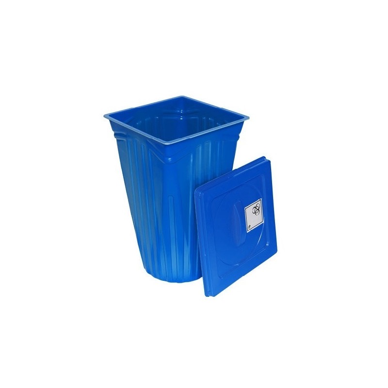 Pojemnik na odpady zakaźne i cytostatyczne 60 L BAM niebieski