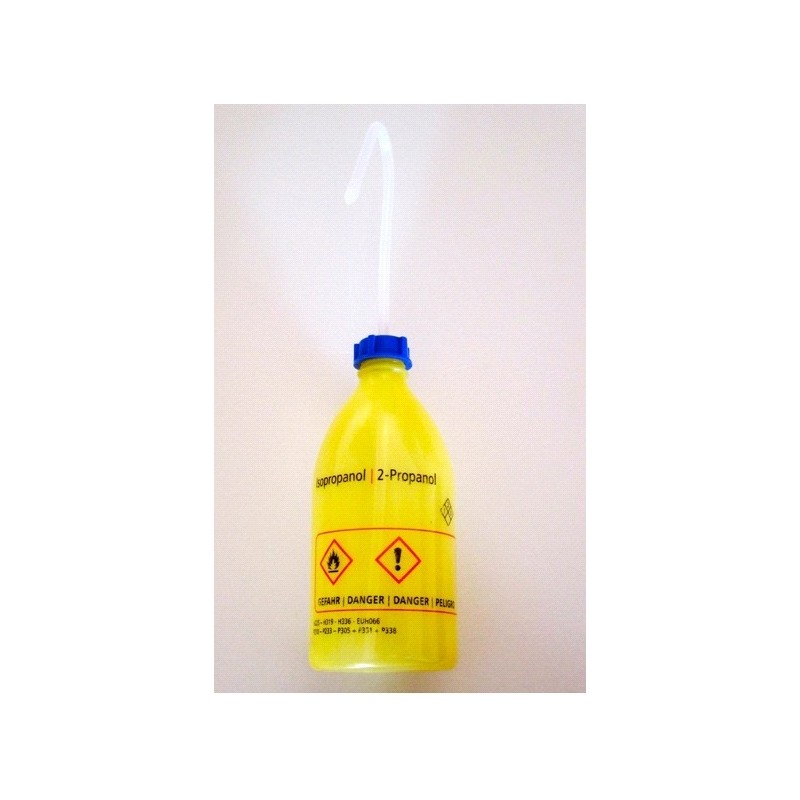 Safety was bottle "Isopropanol" 1000 ml PE-LD narrow mouth