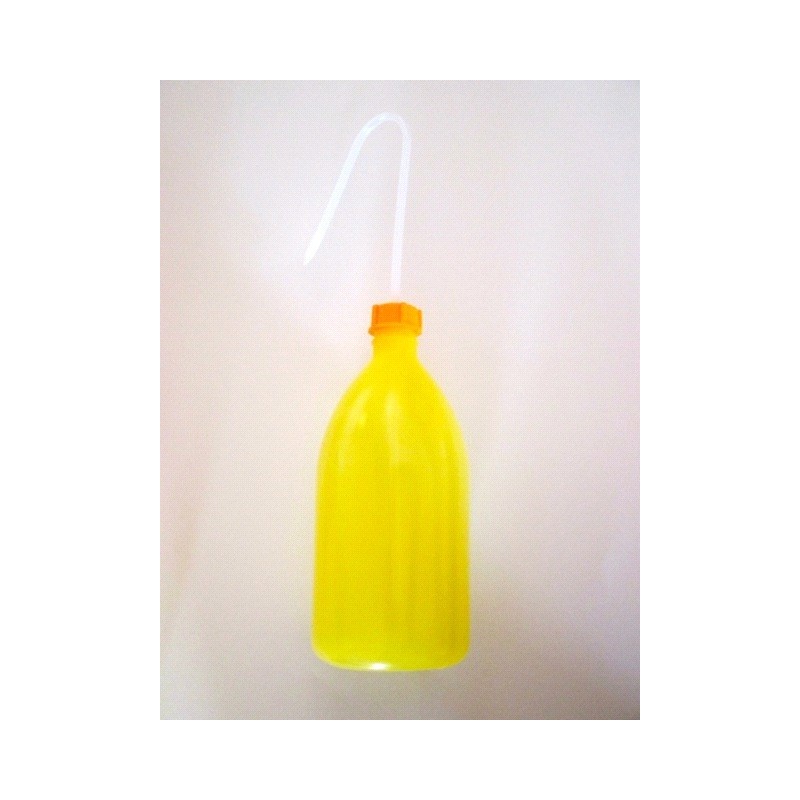 Safety was bottle no imprint 500 ml PE-LD narrow mouth yellow