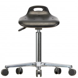 Rotary stool with castors WS4020 ESD Classic seat with Soft-PU