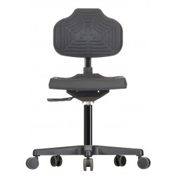 Chair with castors Econoline WS2220 seat/backrest with Soft-PU
