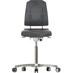Chair with castors WS9211.20 ESD seat/backrest with Soft-PU
