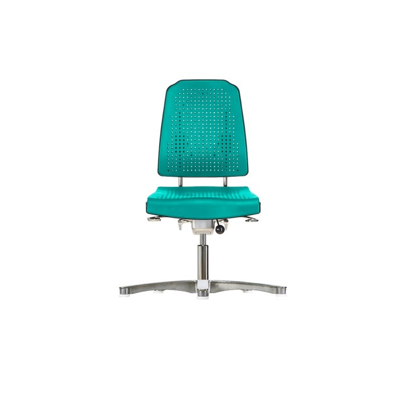 Chair with glides Klimastar WS9210 seat/backrest with Soft-PU