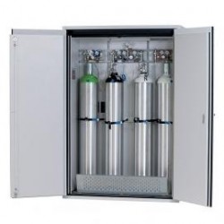 Gas cylinder cabinet G90.205.140 for four 50-liter-bottles