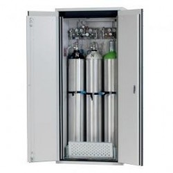 Gas cylinder cabinet G90.205.090 for three 50-liter-bottles