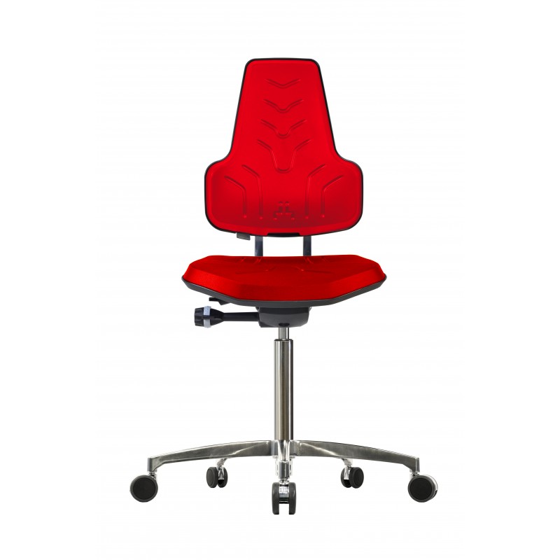 Chair with castors Werkstar WS8220 seat/backrest with Soft-PU