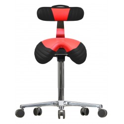 Saddle stool with castors WS3520 KL GMP RL (V) seat with