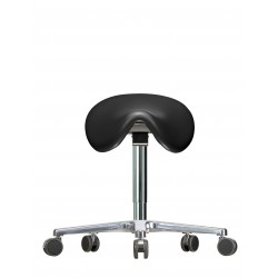 Saddle stool with castors WS3520 KL GMP Classic seat with
