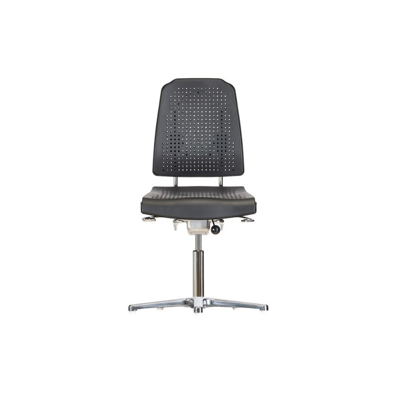 Chair with glides Klimastar WS9210 seat/backrest with Soft-PU