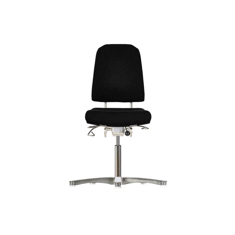 Chair with glides Klimastar WS9310 seat/backrest with fabric