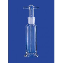 Gas washing bottle acc.to Drechsel 100 ml tubing connectors