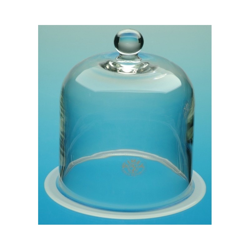 Bell jar with ground flange and knob Ø 150 height 150 mm