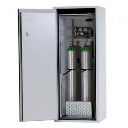 Gas cylinder cabinet G90.145.060 for 2 x 10 L bottles grey