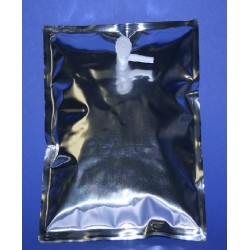 Gas sample bag 5L Multi-Layer Foil 30x30 cm screw cap Combo