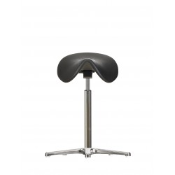 Saddle chair with glides WS 3511 PU Classic seat with Soft-PU