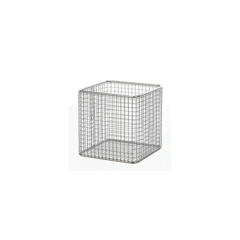 Basket 18/10 steel electrolytically LxWxH 150x100x100 mm