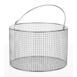 Basket with Handle Ø 80x100 mm18/10 steel electrolytically