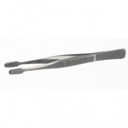 Coverglass tweezers 18/10 Stainless straight lenght 105 mm