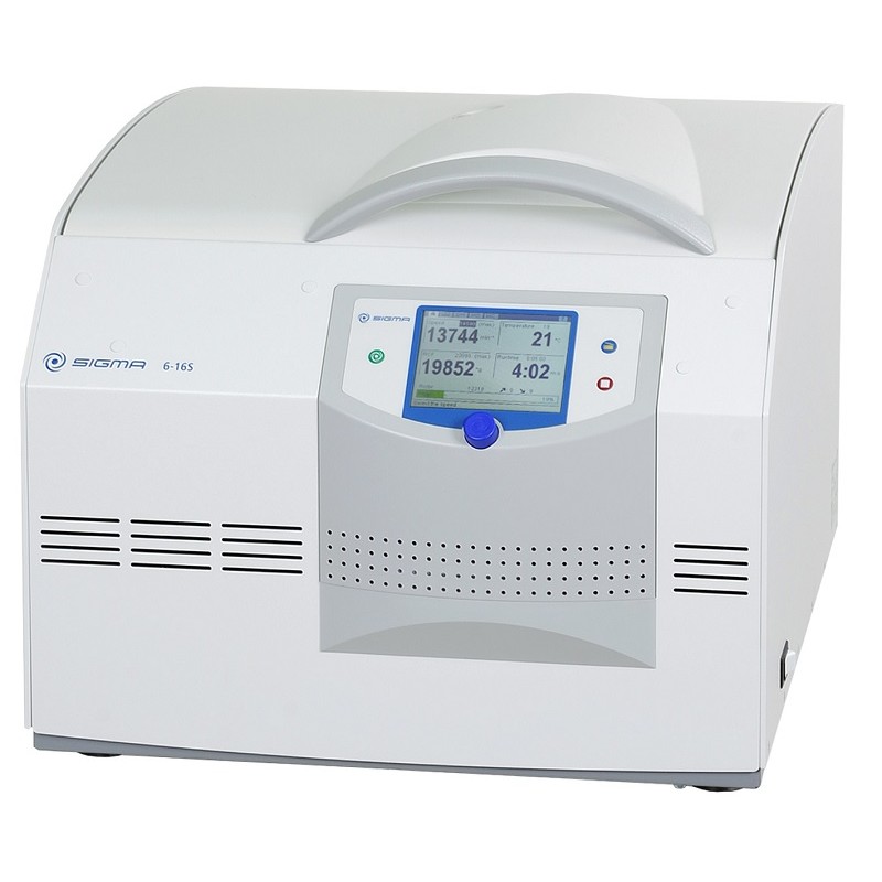 Refrigerated benchtop centrifuge Sigma 6-16KS for blood bags