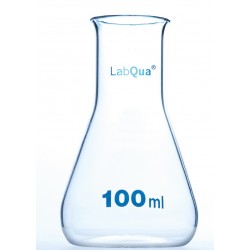 Erlenmeyer flask 100 ml quartz glass wide neck NS 29