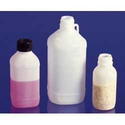 Chemicals narrow neck bottle PE-HD 500 ml with screw cap