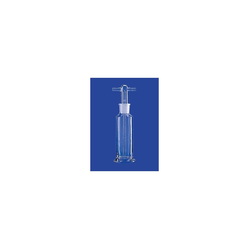 Gas washing bottle acc. to Drechsel Thread GL 14 glass 250 ml