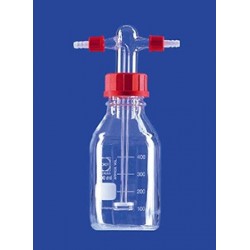 Gas washing bottle acc. to Drechsel 500ml with screw