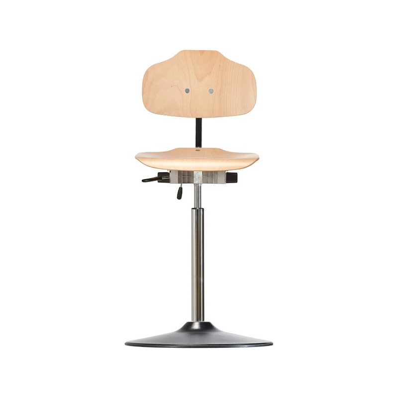 High chair with disc base Classic WS1011 TPU seat/backrest with