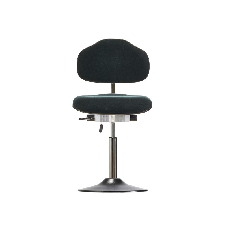Chair with disc base Classic WS1310 T seat/backrest with fabric