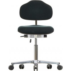 Chair with castors Classic WS1320 seat/backrest with fabric