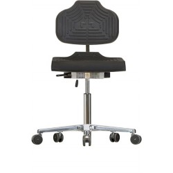 Chair with castors WS1220 E ESD Classic seat/backrest with
