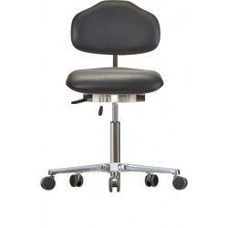 Chair with castors WS1620 ESD Classic seat/backrest with