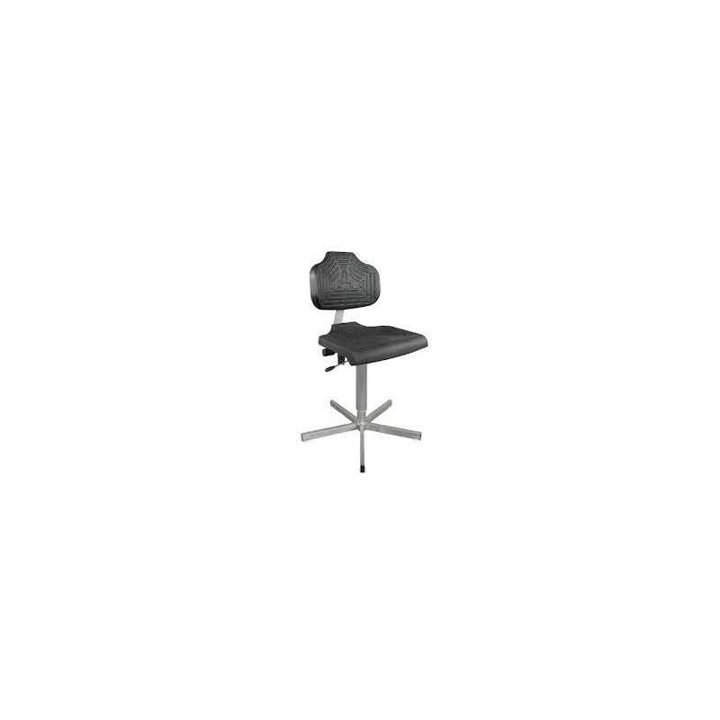 Work chair with glides for wet rooms WS1401.10 seat/backrest