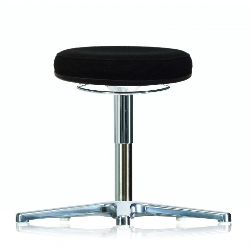 Rotary stool with glides WS3310 Classic seat with fabric