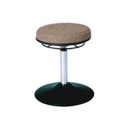 Rotary stool with disc base WS3310 T Classic seat with fabric