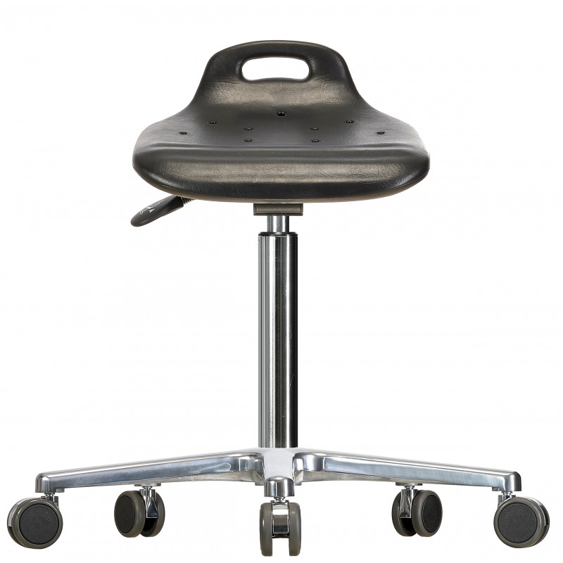 Rotary stool WS4020 Classic with castors seat with Soft-PU