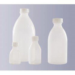 Enghalsflasche PE-LD 100 ml ohne Verschluss GL18