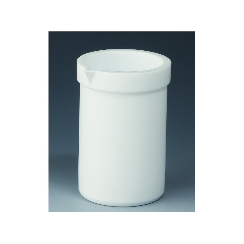Beaker 3000 ml PTFE low form spout