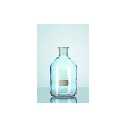 Narrow neck reagent bottle 100 ml Duran clear NS 14/15 without