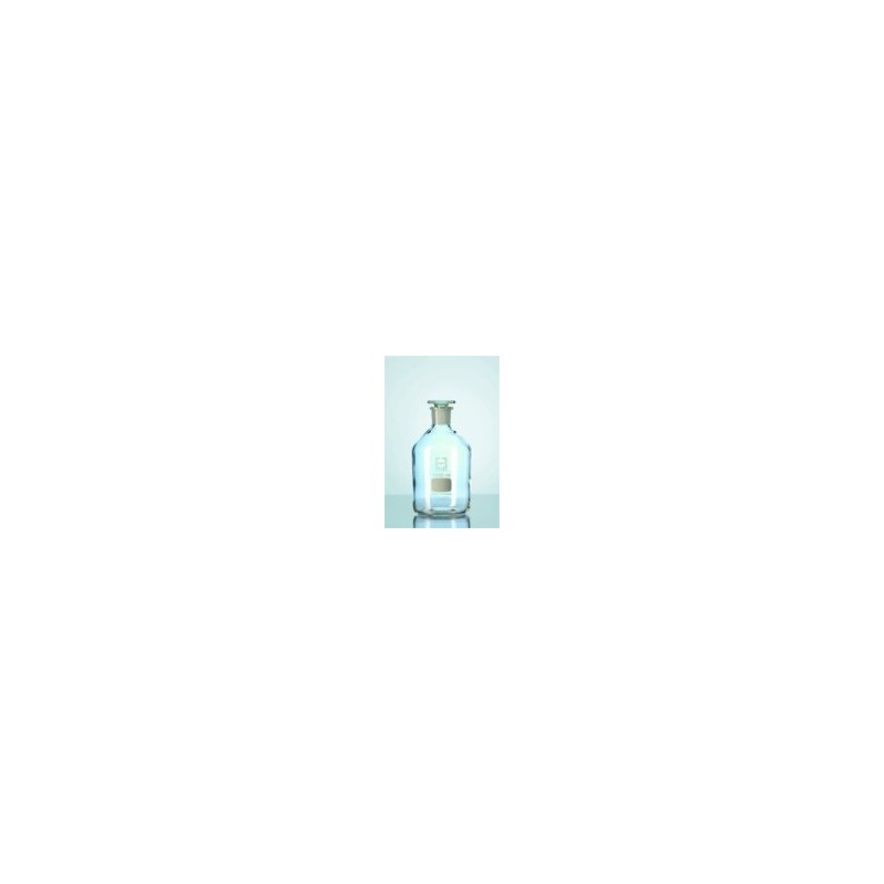 Narrow neck reagent bottle 50 ml Duran clear NS 14/15 with