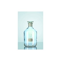 Narrow neck reagent bottle 100 ml Duran clear NS 14/15 with