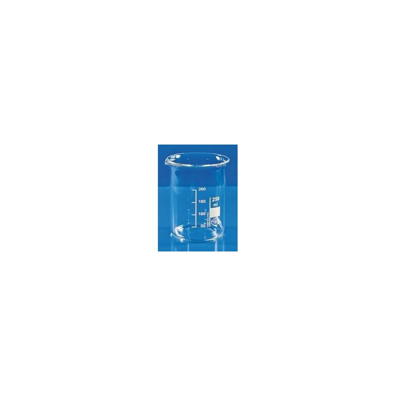 Becher 100 ml Borosilikatglas 3.3 niedrige Form Teilung Ausguss