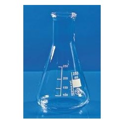 Erlenmeyerkolben 50 ml Borosilikatglas 3.3 enghals graduiert