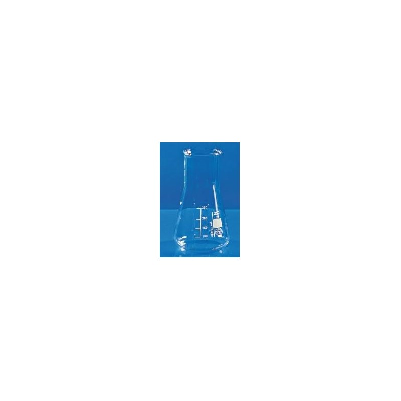 Erlenmeyer flask 500 ml borosilicate glass 3.3 wide mouth
