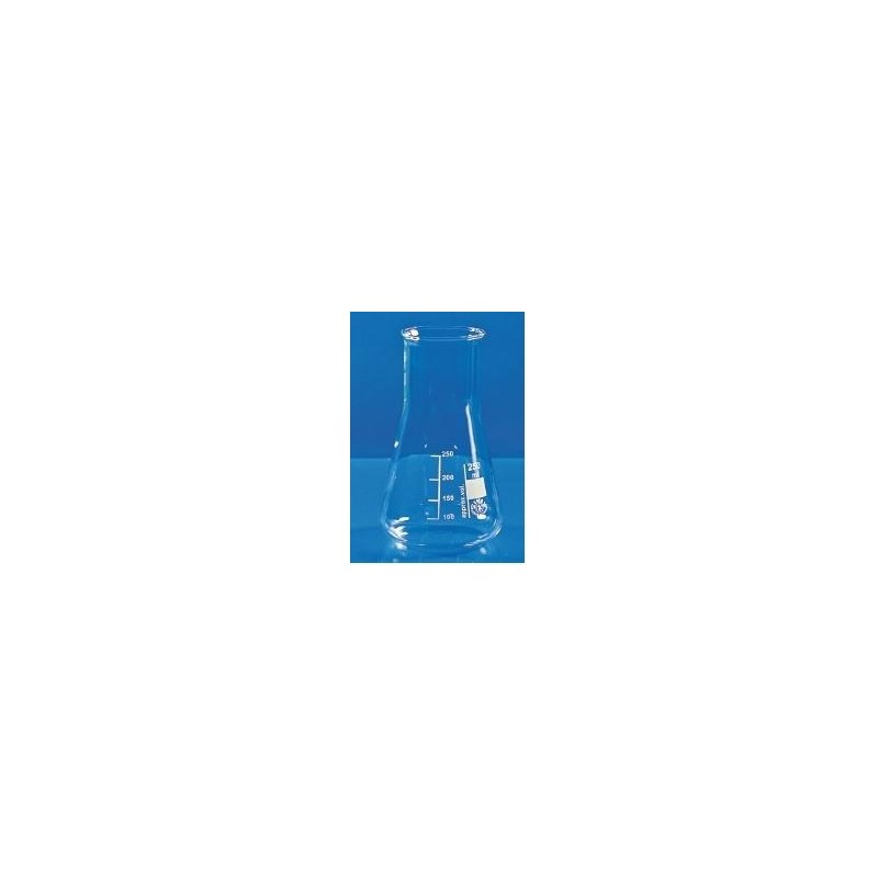 Erlenmeyer flask 25 ml borosilicate glass 3.3 wide mouth