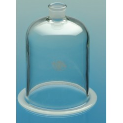 Dzwon szklany z szyjką ze szlifem 150/250 mm